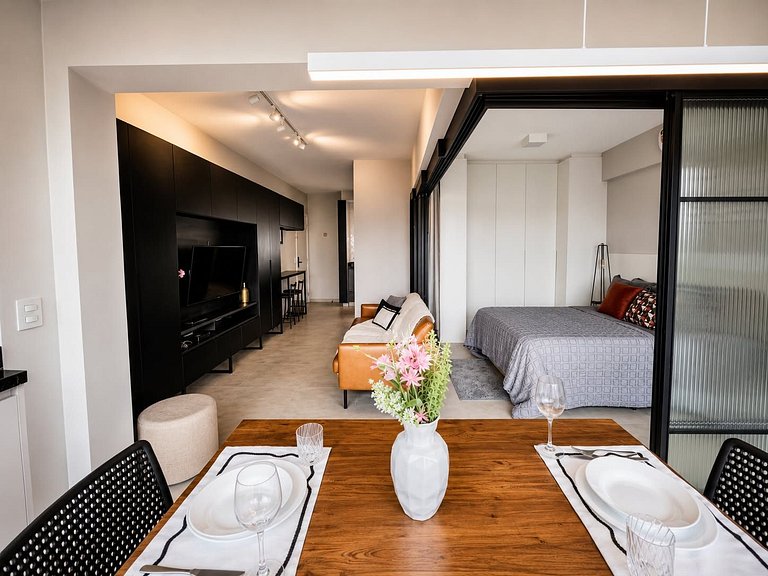 Luxury Apartment Jardins | 53m², Pool & Garage
