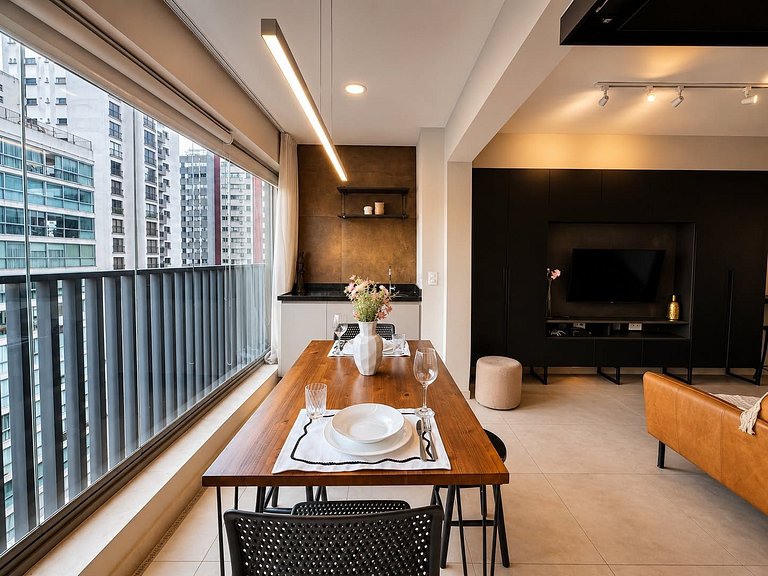 Luxury Apartment Jardins | 53m², Pool & Garage