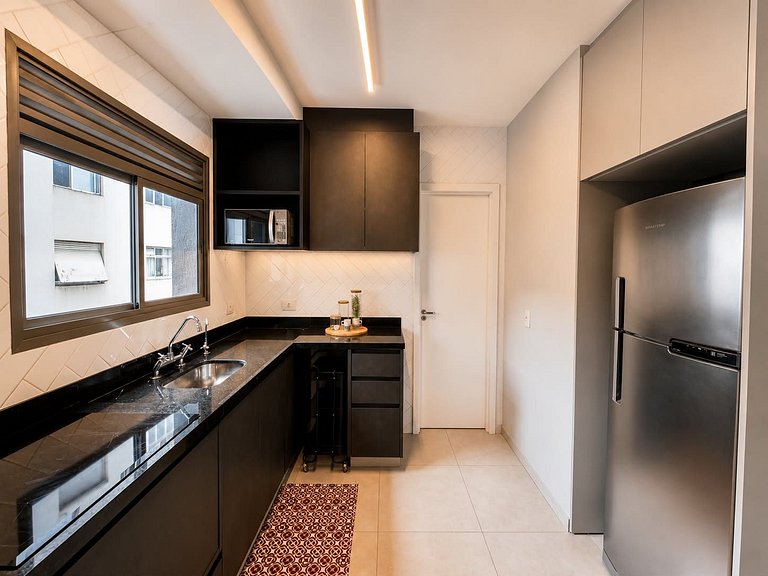 Luxury Apartment Jardins | 53m², Pool & Garage