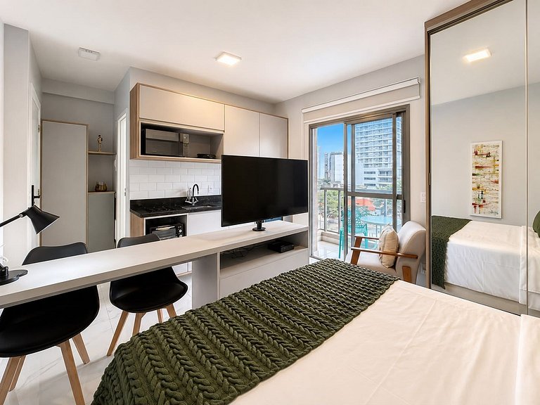 Anystay Premium | Studio Moderno em Moema