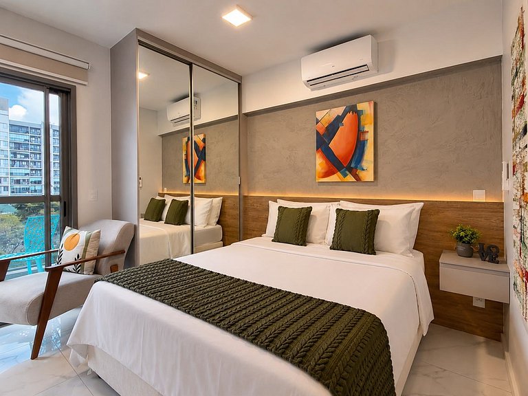 Anystay Premium | Studio Moderno em Moema