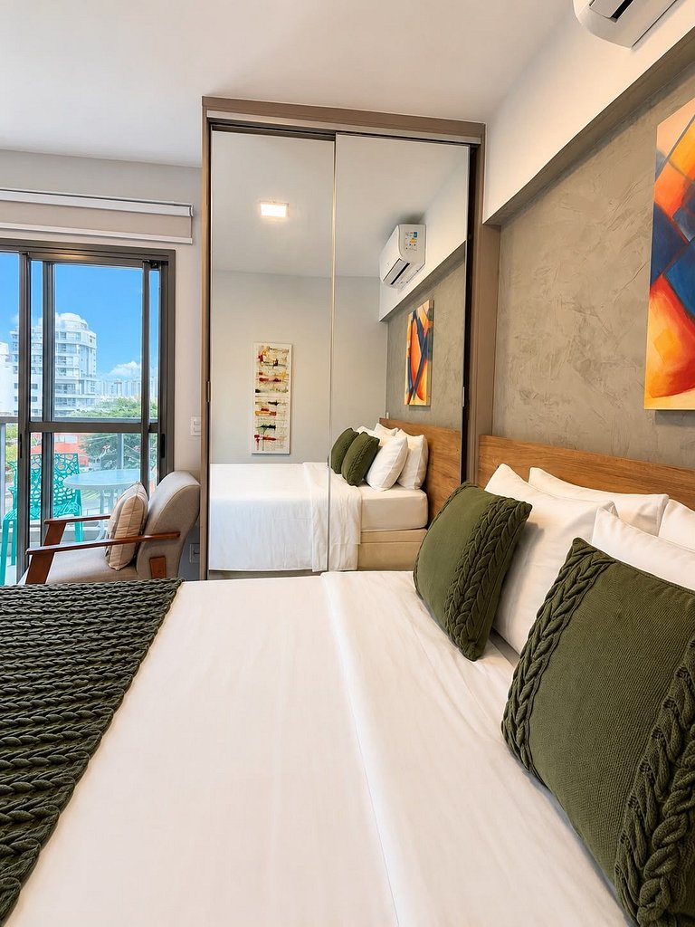 Anystay Premium | Studio Moderno em Moema