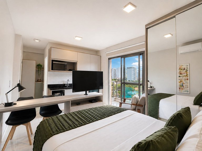 Anystay Premium | Studio Moderno em Moema