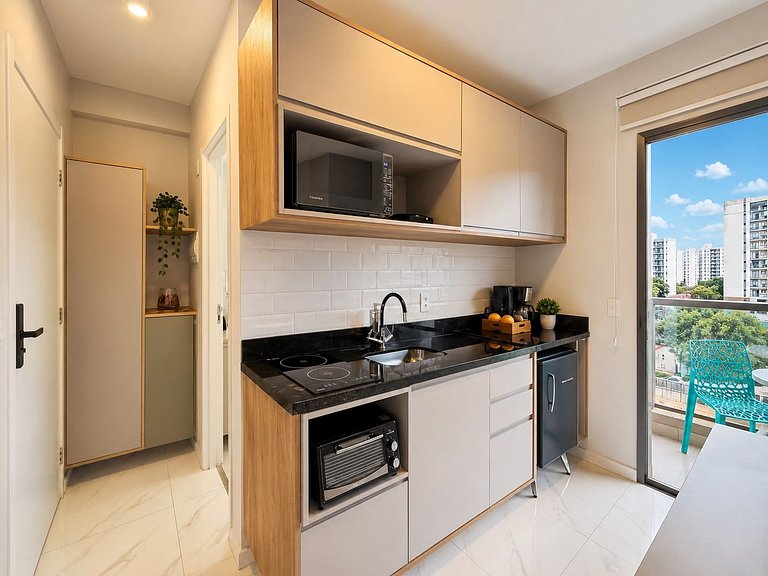 Anystay Premium | Studio Moderno em Moema