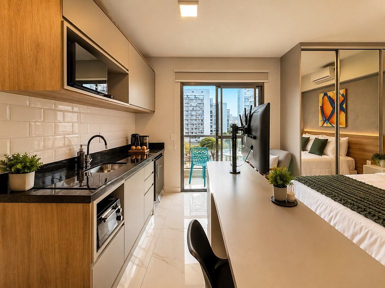 Anystay Premium | Studio Moderno em Moema