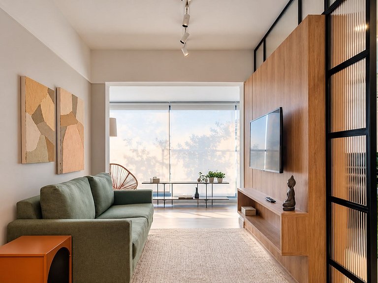 AnyStay Jardins 2 Quartos Design e Conforto