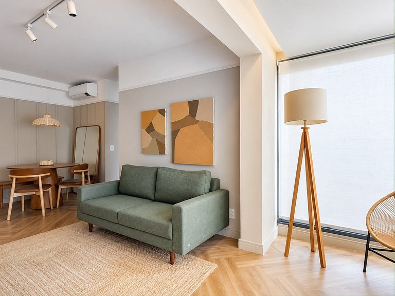 AnyStay Jardins 2 Quartos Design e Conforto